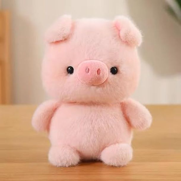 SCOOBA Cute Mink Fabric Tiny Piggy Soft toy20cm Height (Tiny Pig)