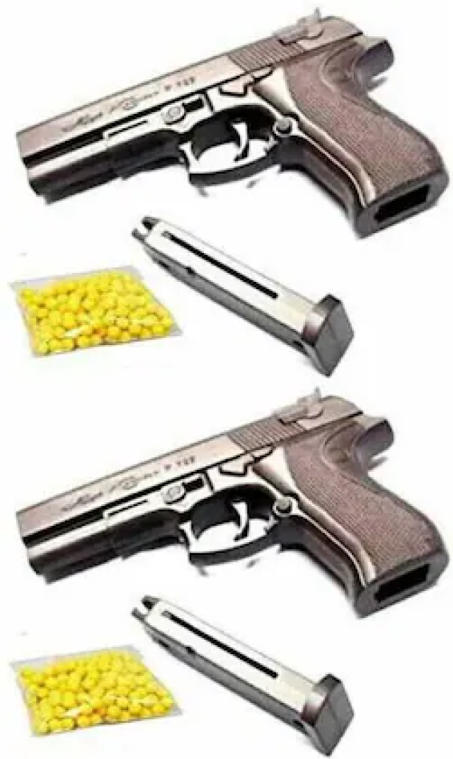 Shivsoft Air Sports Mauser Gun Toy with Count 6mm BB Bullets for Kids Guns & Dart Guns & Darts (Black)