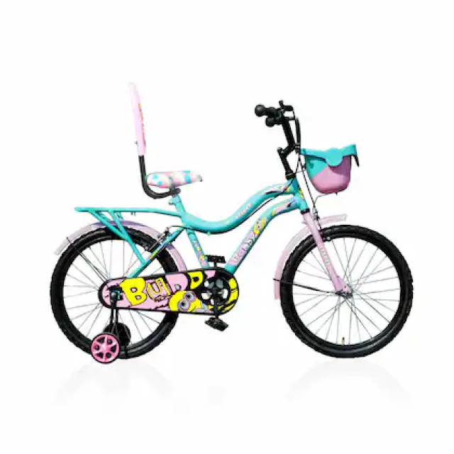 Leader Buddy 16T Sea Green/Light Pink Colour Cycle for Kids/Age Group 5-8 Years