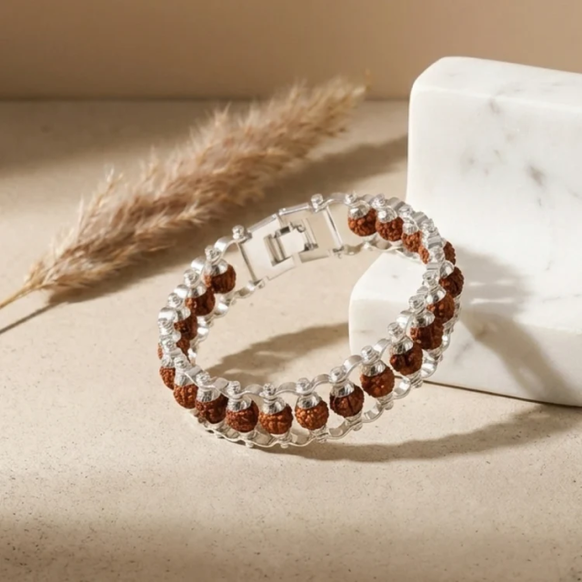 Rudraksha Chain Bracelet