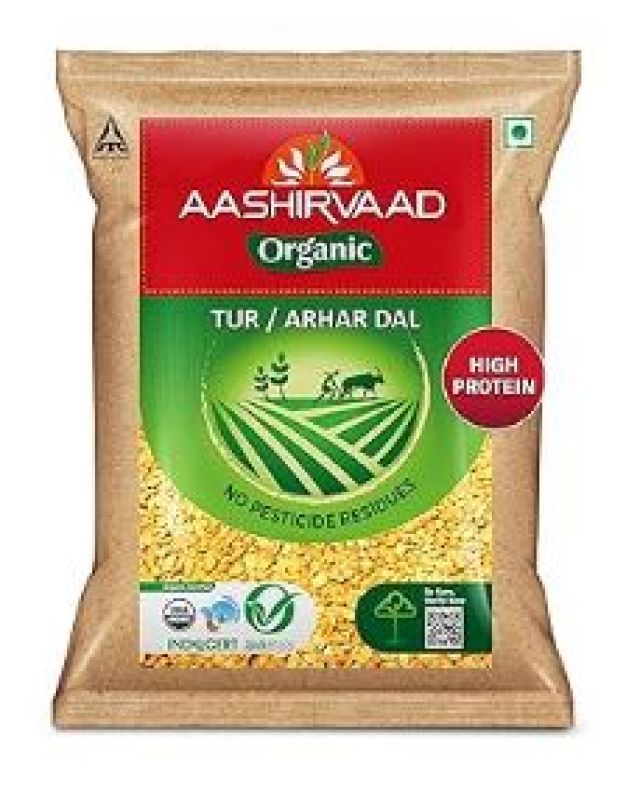 Aashirvaad Organic Arhar/Tur Dal, 1 Kg
